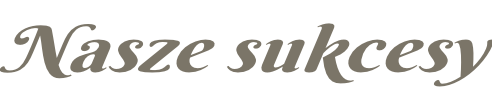 Nasze sukcesy