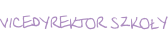 vicedyrektor szkoły
